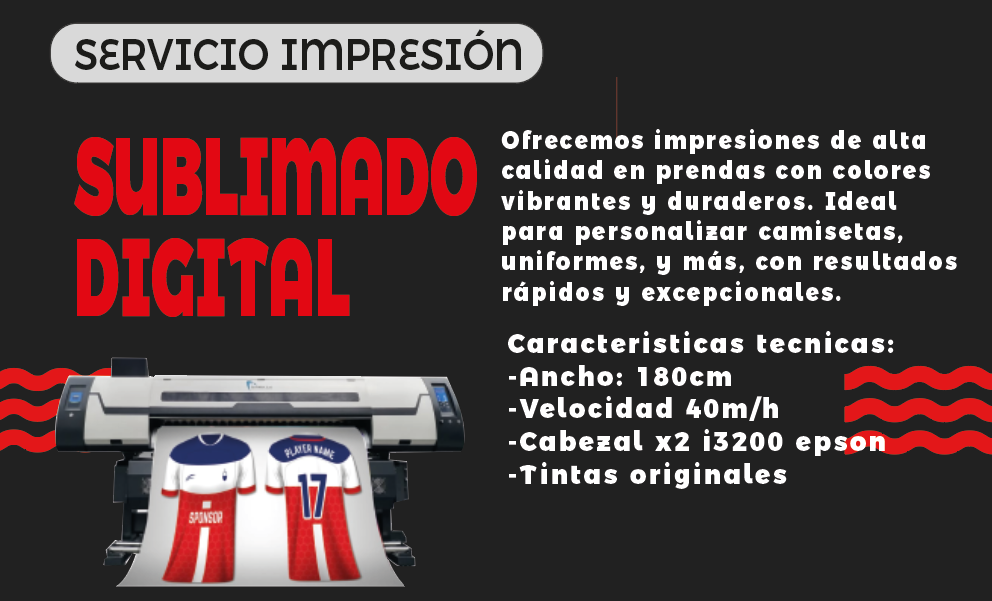 sublimado digital juliaca impresion